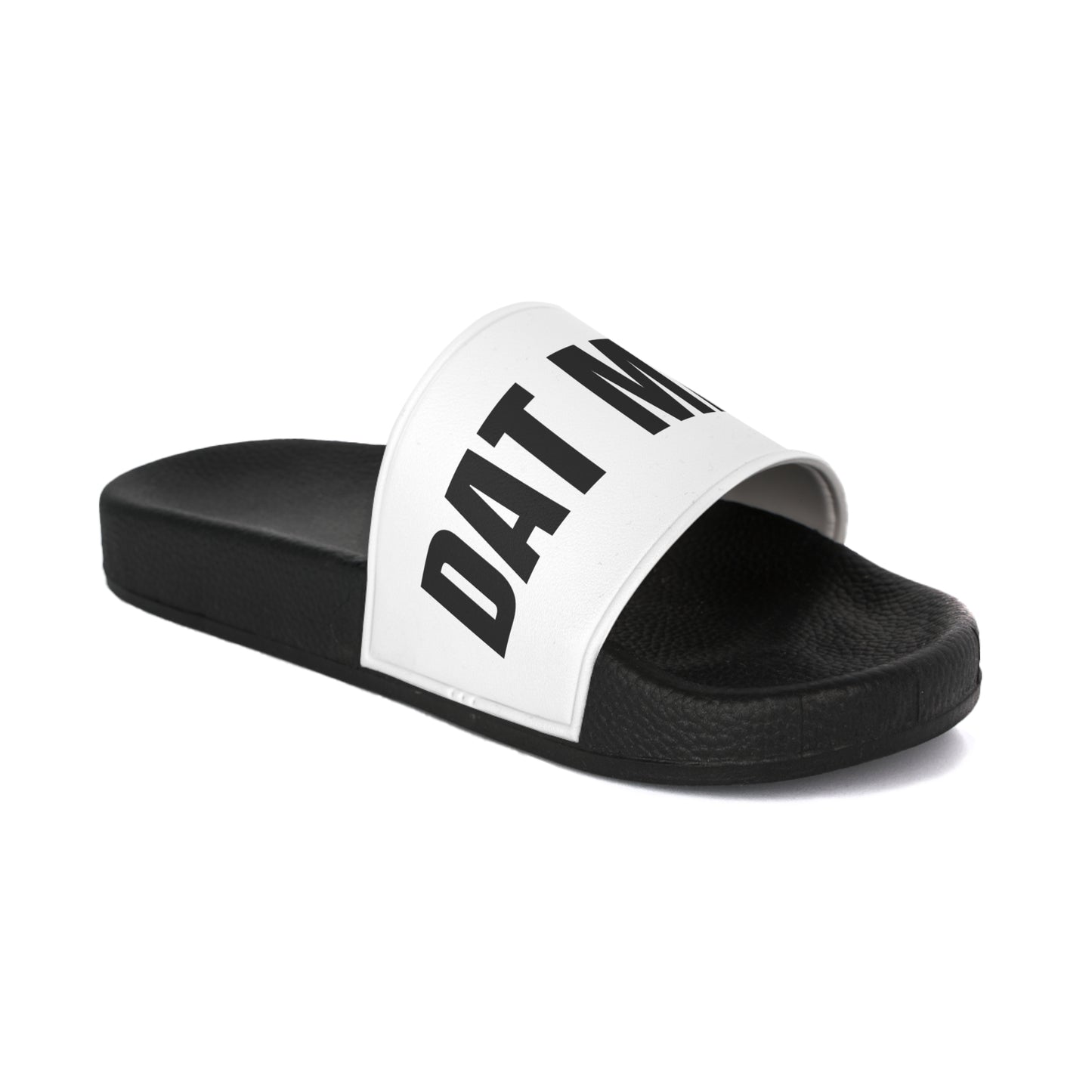 MEN'S SLIDER SANDALS 'DAT MI SEH' LOGO