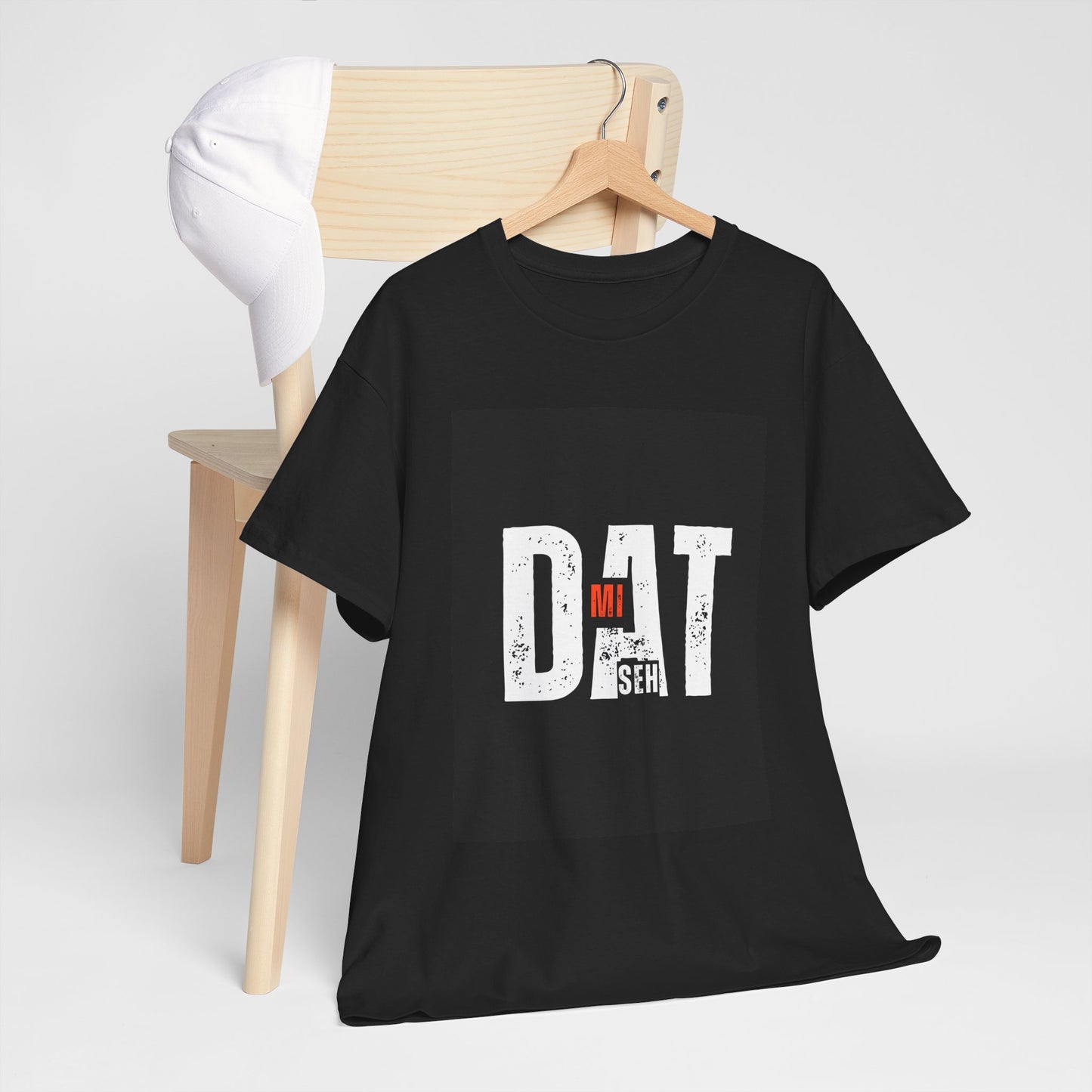 BLACK 'DAT MI SEH' T-SHIRT- UNISEX