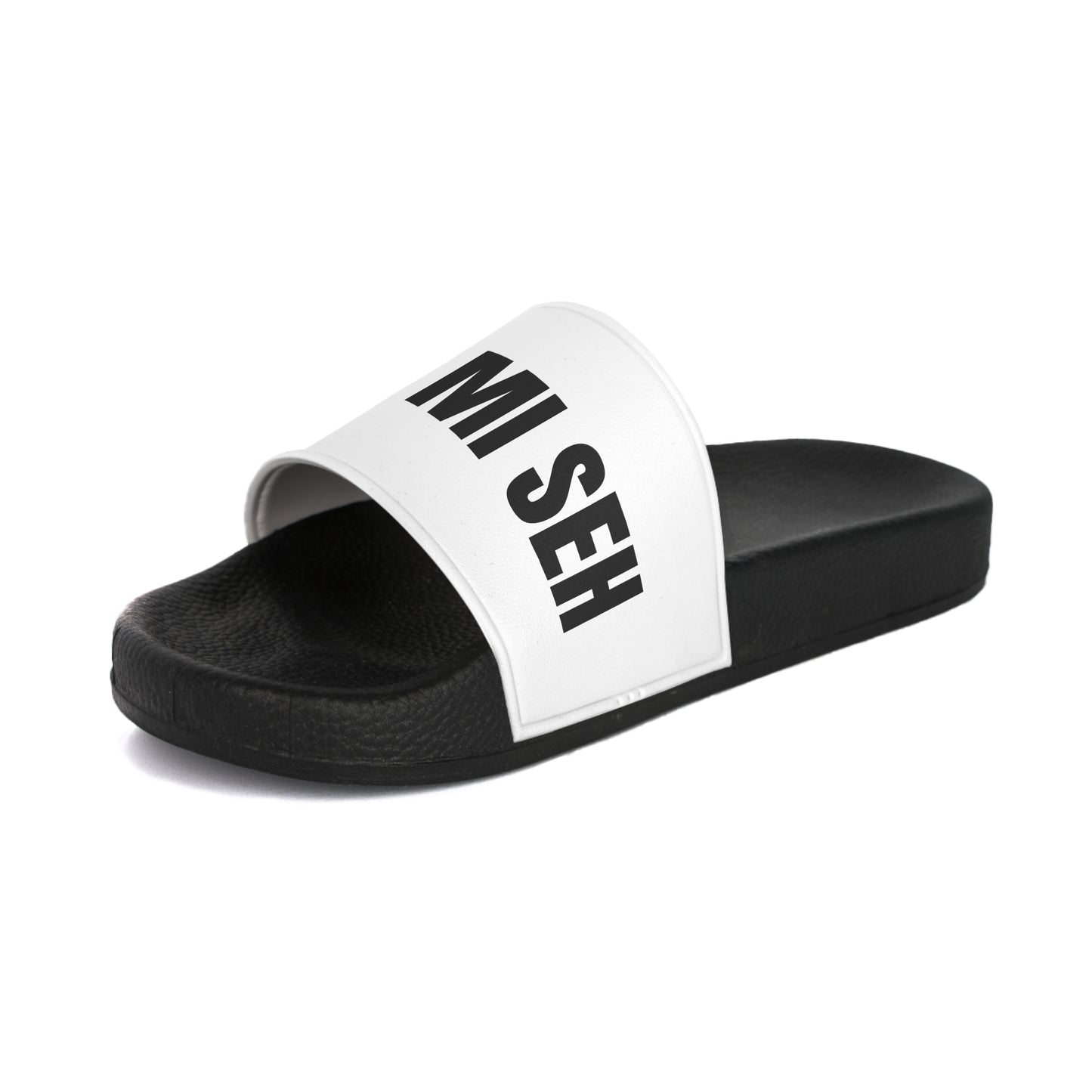 WOMEN'S SLIDER SANDALS 'DAT MI SEH' LOGO