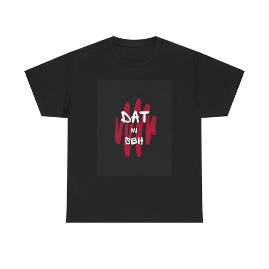 BLACK 'DAT MI SEH' GRAFFITI STYLE T-SHIRT - UNISEX