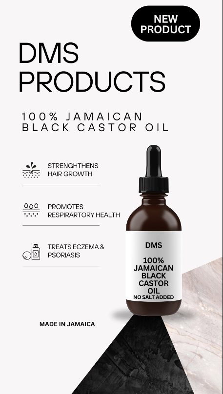 JAMAICAN BLACK CASTOR OIL - NO SALT ADDED